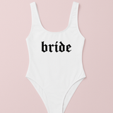 Bridesmaid bachelorette swimsuit