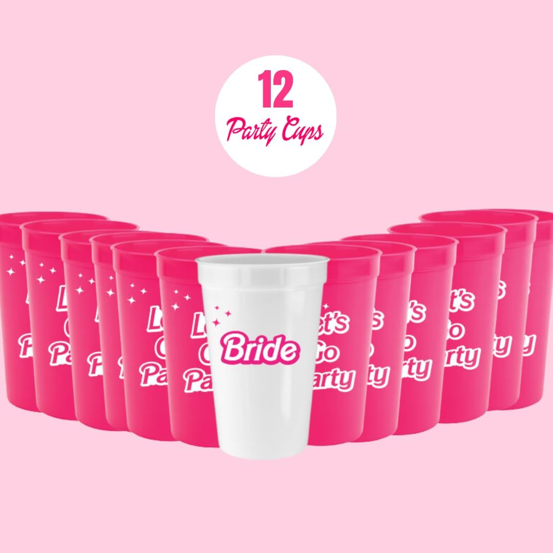 barbie bachelorette party cups