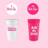 barbie bachelorette party cups