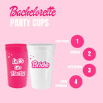barbie bachelorette party cups