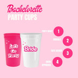 barbie bachelorette party cups