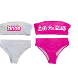 Barbie bachelorette party swimsuits (Two Piece)