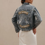 Till Death Pinky Promise Denim Jacket