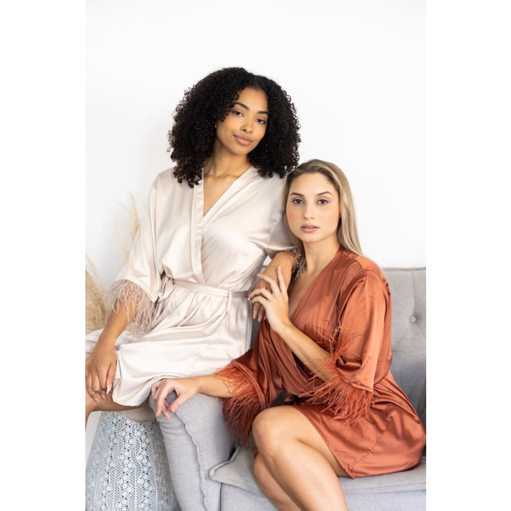 Feather Robes Blush
