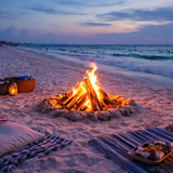 destin beach bonfire