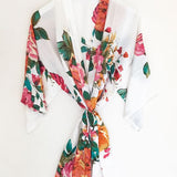 Pink bridesmaid robes