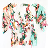 Pink bridesmaid robes