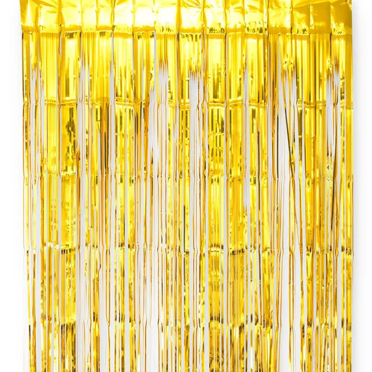 Gold Fringe Curtain