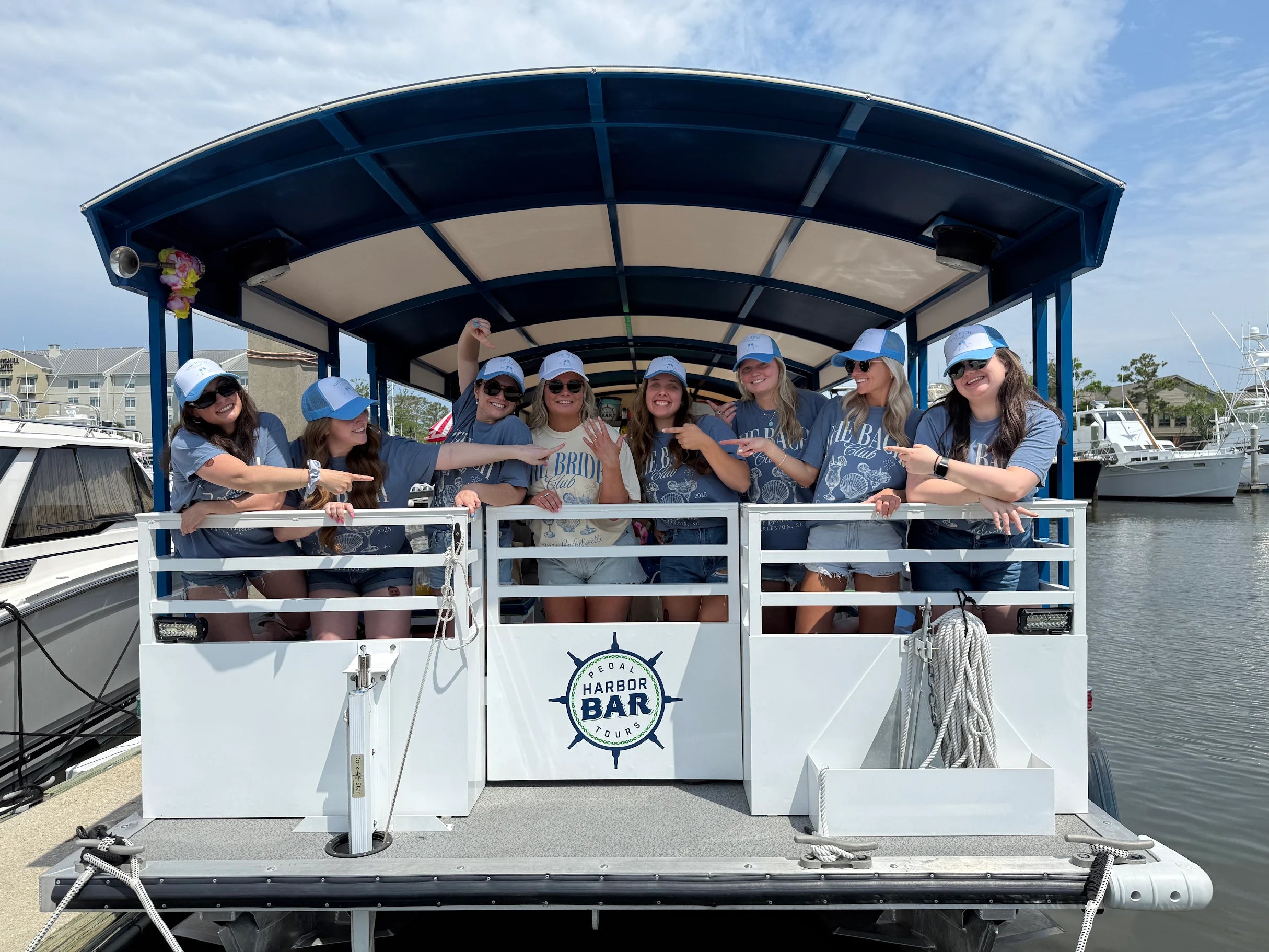 charleston party boat
