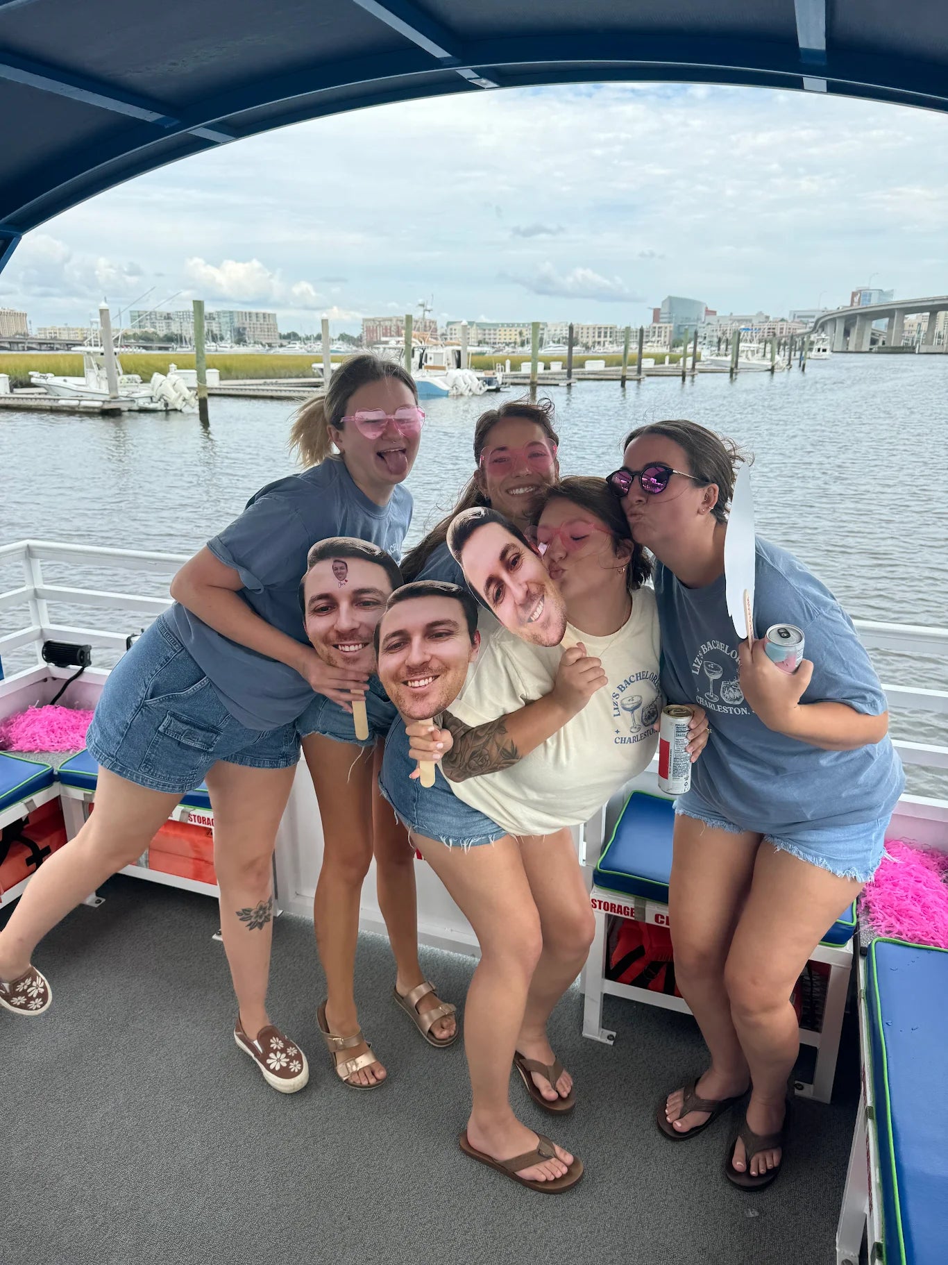 charleston party boat