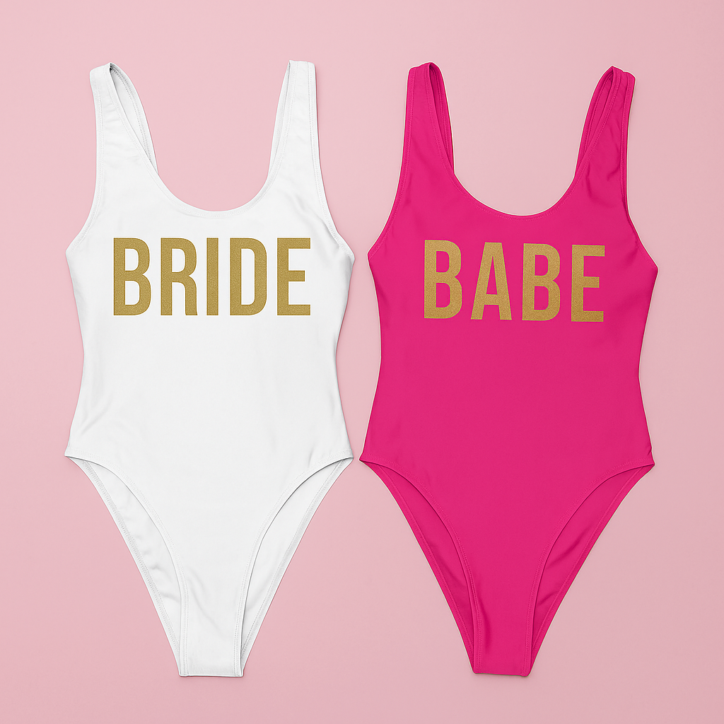 hot pink bachelorette swimsuit