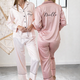 Personalized Bridal Party Pajamas (Custom Name Text)