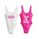 Lets Go Party Bachelorette Swimsuit