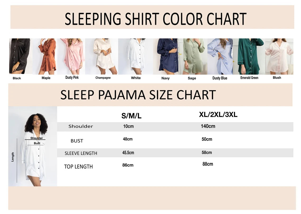 Bridesmaid Sleep Shirts