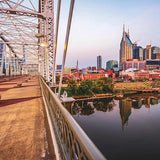 Walk the John Seigenthaler Pedestrian Bridge