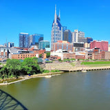 Walk the John Seigenthaler Pedestrian Bridge