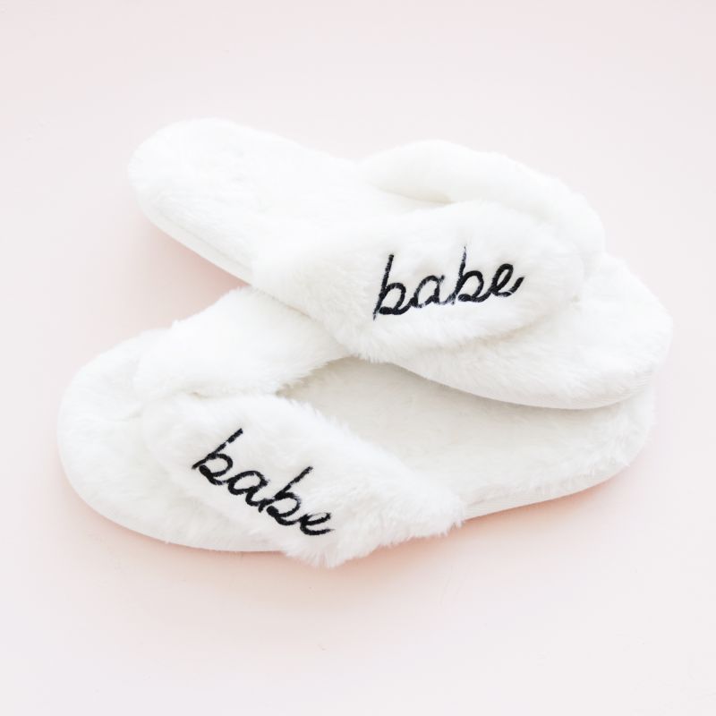 Bride Robe And Slippers 