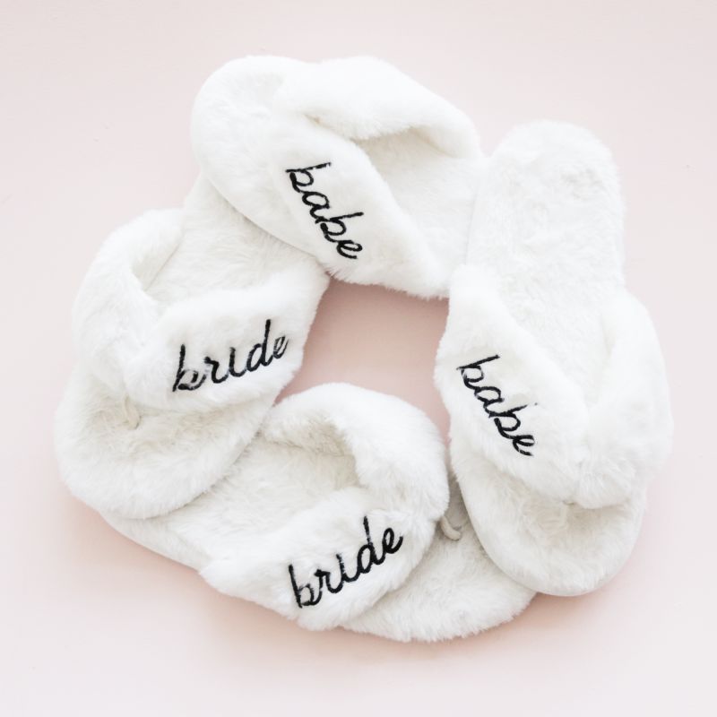 Bridal Party Slippers - Bach Bride