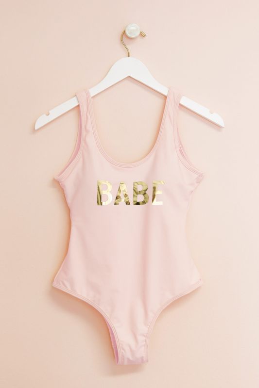 Bride and Babe bachelorette party swimsuit