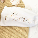 White Pouch For Sunglasses (Personalized)