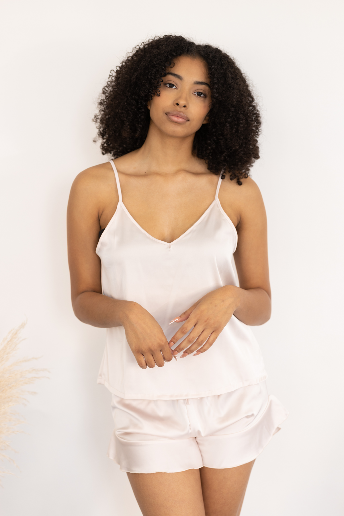 Blush Pink Cami Set Bach Bride