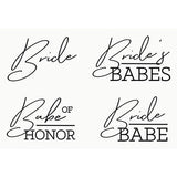 Bridal Babe Fitted T-Shirt - shirts