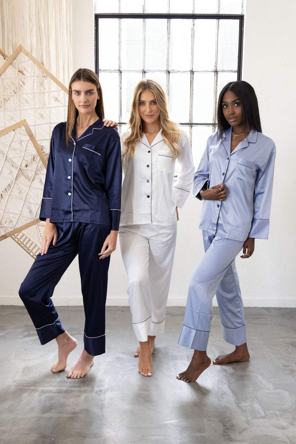 Navy Bridesmaid Pajamas