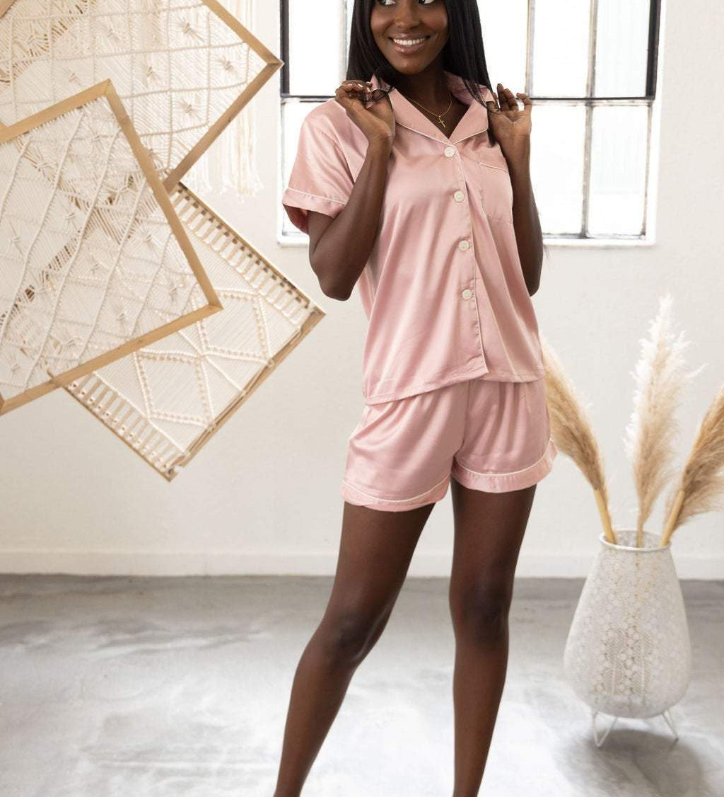 Pink Bridesmaid Pajamas