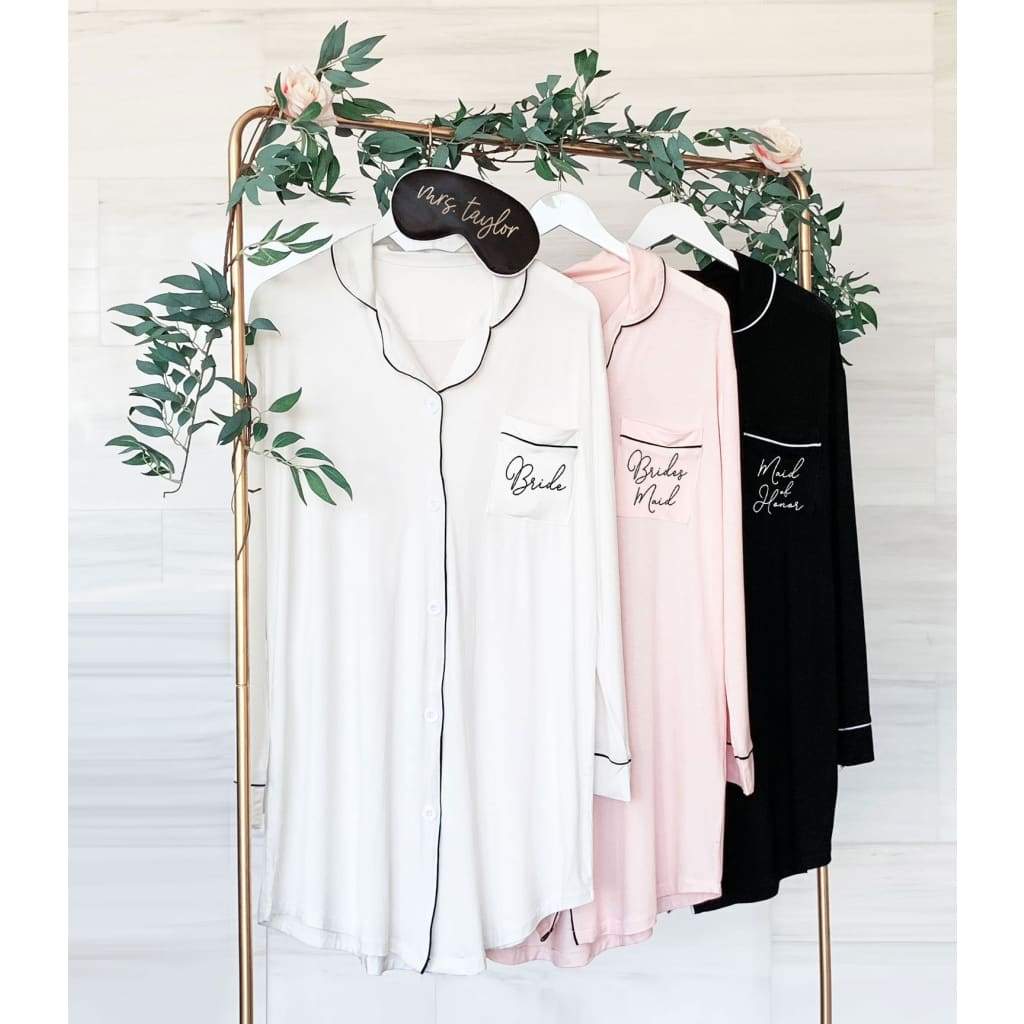 Bridal Party Sleep Shirts - pajamas