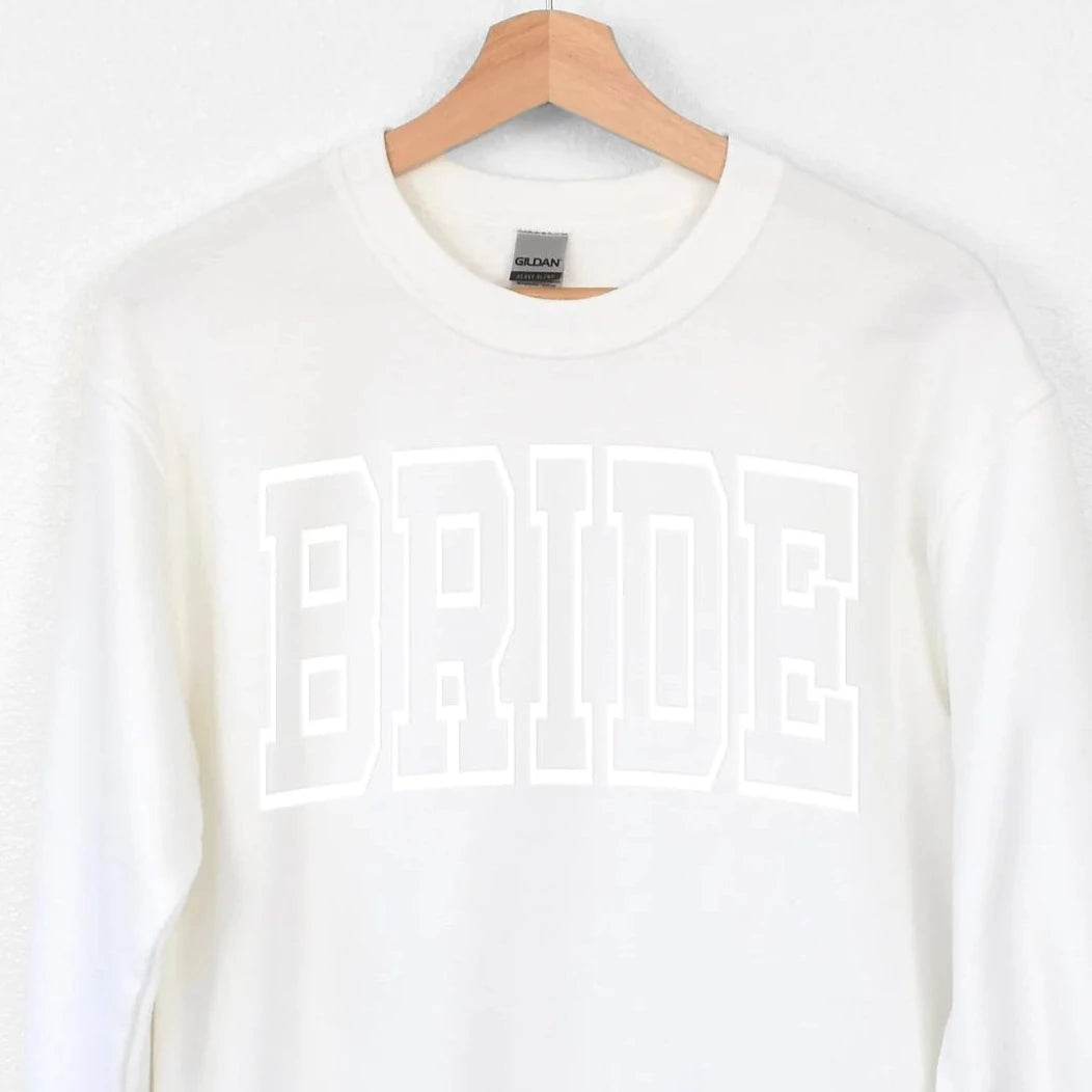 Embossed BRIDE Sweatshirt