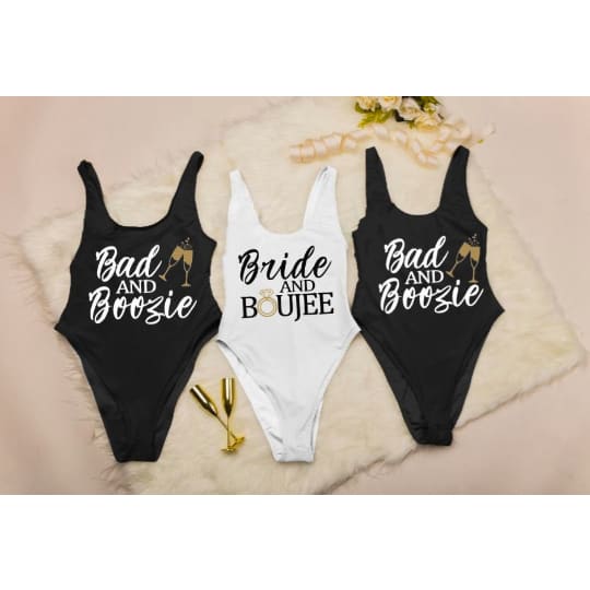 Bride and Boujee Bachelorette Swimsuits - Swimsuit