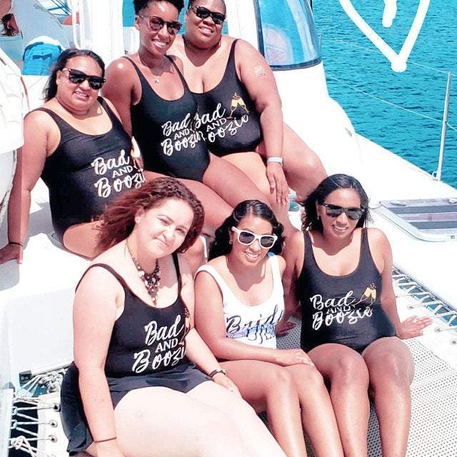 Bride and Boujee Bachelorette Swimsuits - Swimsuit