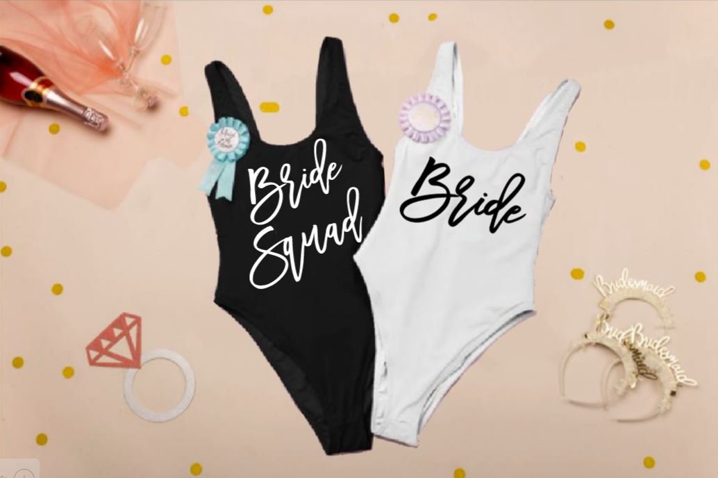 Bride and Bride Squad Bachelorette Party Swimsuit - Swimsuit