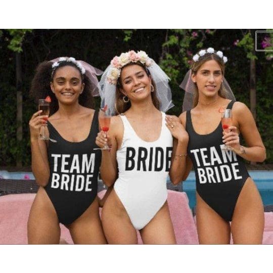 Bride and Team Bride One piece swimsuit - Swimsuit