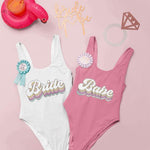 Bride Babes Swimsuit Bachelorette Party Swimsuits Bridal 