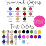 Bride Babes Swimsuit Bachelorette Party Swimsuits Bridal 