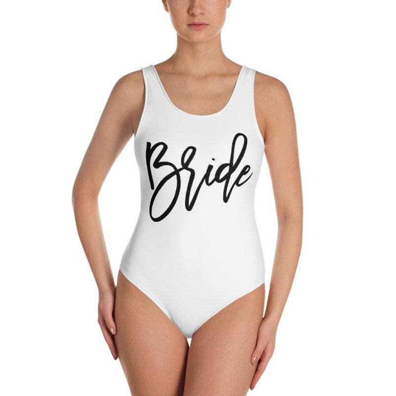 Bride Bathing Suit, Bachelorette Swim, Bridesmaid Bathing Suit, Bachelorette One Piece, Bridesmaid Swim Suit, Bachelorette Party Shirts