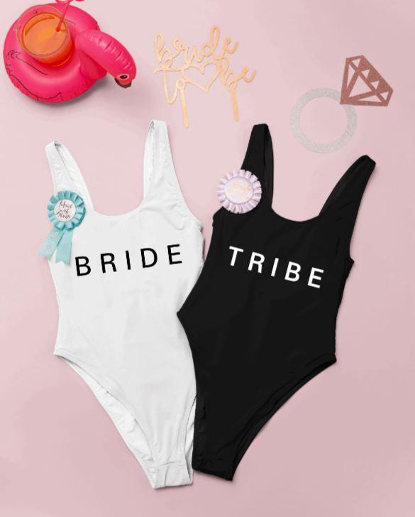Bride Tribe Swimsuit Bachelorette Bach Bride 9887