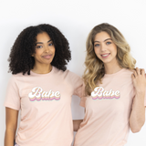 Retro style bridal party shirts