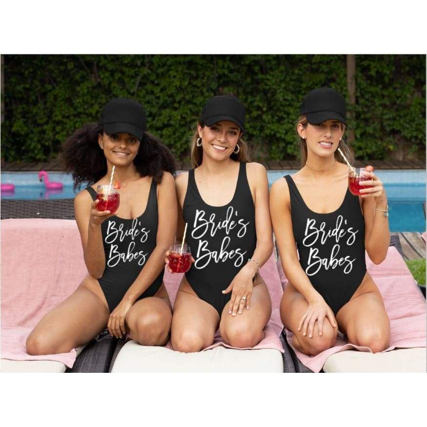 Brides Babes Bachelorette Swimsuit - Swimsuit