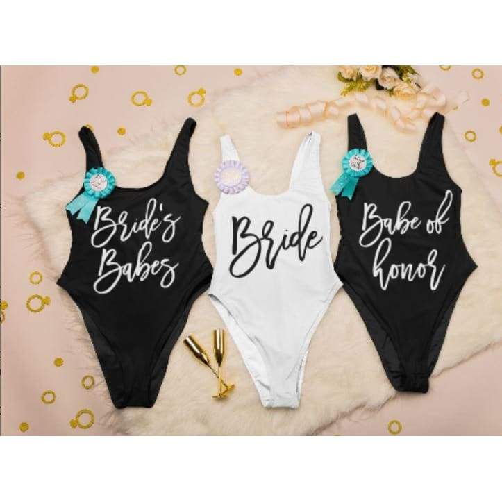 Brides Babes Bachelorette Swimsuit - Swimsuit