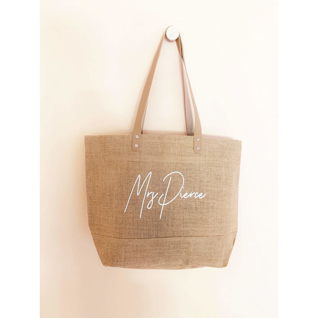 Bridesmaid Jute beach bag - bag