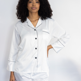 Bride Pajama Set White