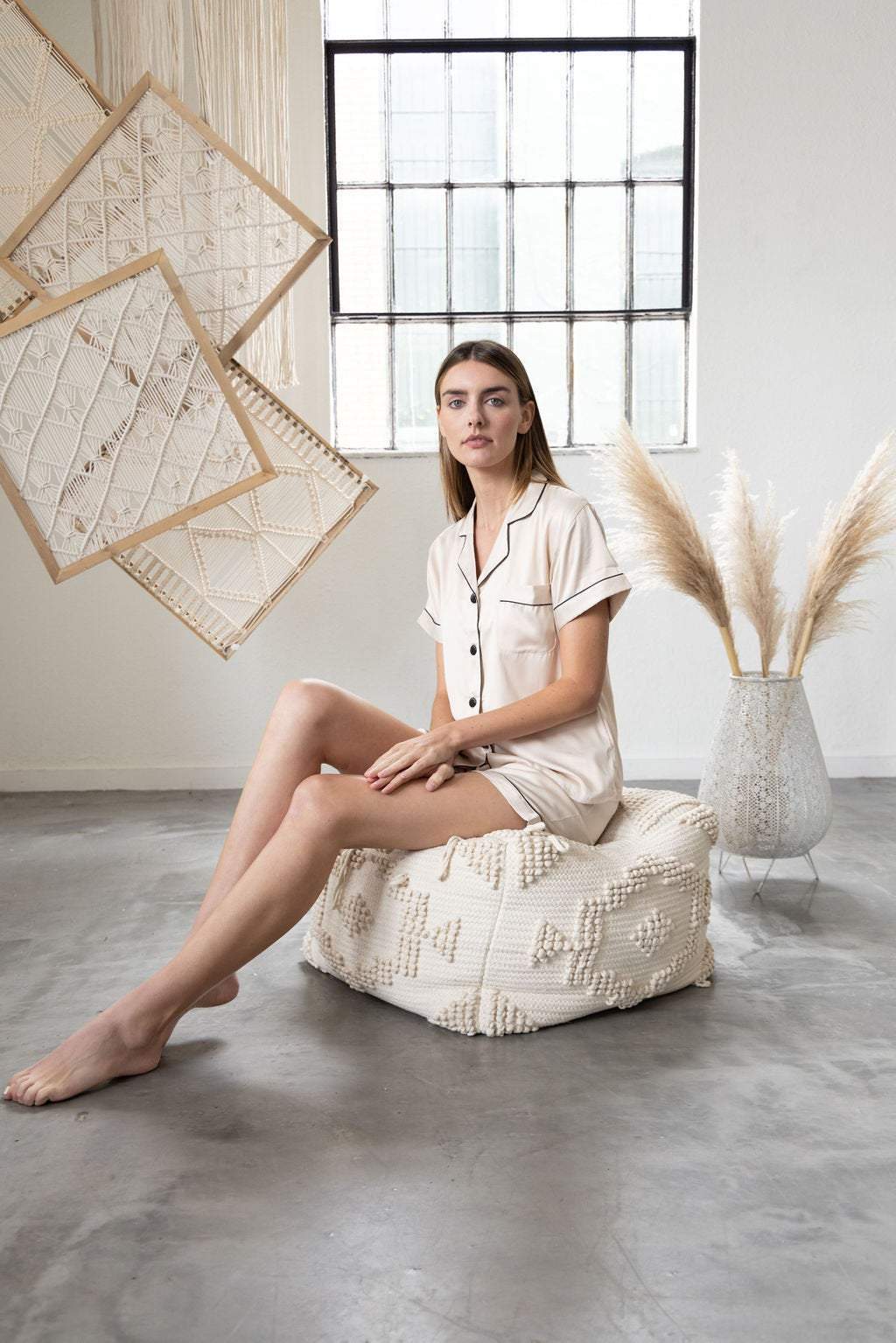 Pajamas for bridal party Champagne