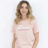 Retro style bridal party shirts