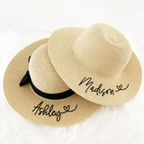 Child Sun Hat | Personalized Flower Girl Gift