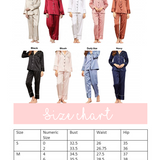 Bridal Party Pajamas Set Navy