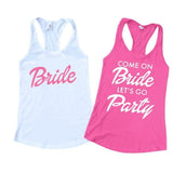 Come on Bride Bachelorette Party Shirts Bride Tank Top 