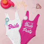 Come on bride barbie bachelorette swimsuit