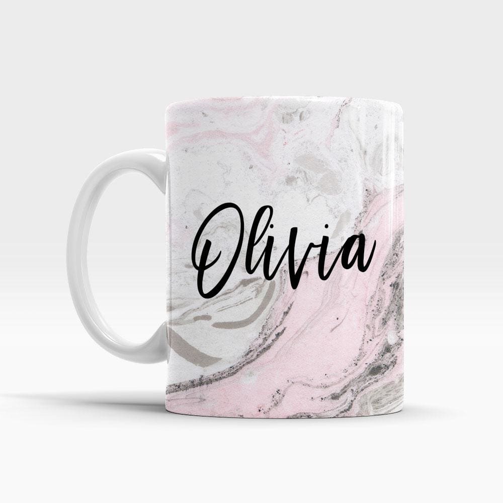 Custom pink marble mug - Cups & Tumblers